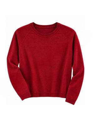 Zenana Simple Soft Sweater - Red