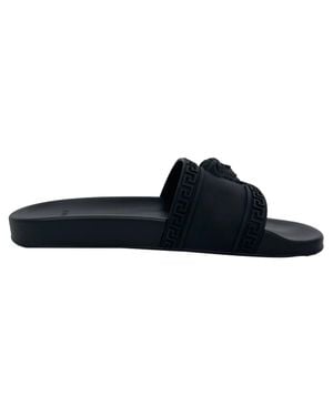 Versace Medusa Pool Slides - Blue