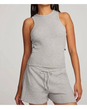 Chaser Brand Waffle Shorts - Gray