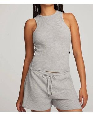 Chaser Brand Waffle Shorts - Gray
