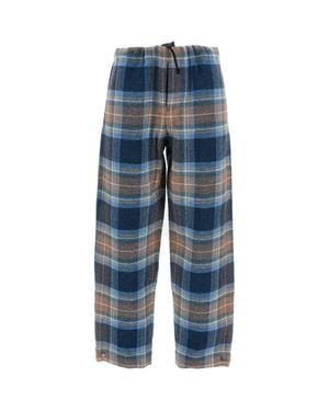 Meta Campania Tartan Trouser - Blue