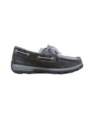 Twisted X Boat Shoe Driving Moc Shoes - Gray