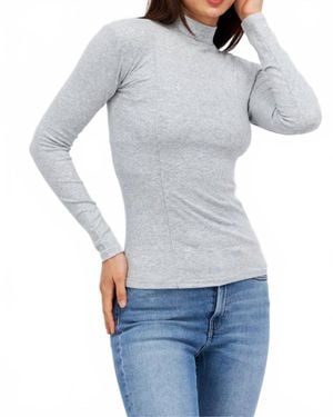 By Together Aria Long Sleeve Top - Gray