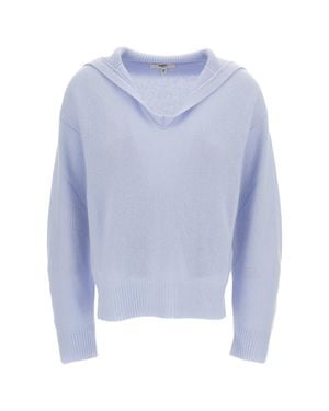 Barena Light Duse Cashmere Polo Shirt - Blue