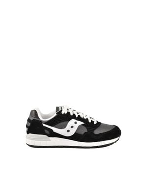 Saucony Low-Top Leather Sneakers - Black