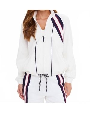 The Upside Pacific Morgan Zip Up Jacket - White