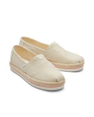TOMS Alpargata Platform Rope Natural Espadrille