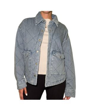 Wishlist Quilted Jacket - Gray
