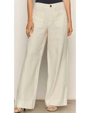 Sanctuary The Linen Marine Wide Leg Pants - Natural