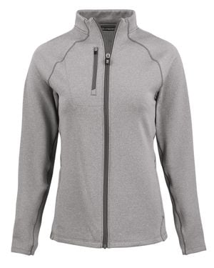 Cutter & Buck Peshastin Fleece Recycled Full Zip Jacket - Gray
