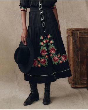 The Great Heirloom Rose Highland Skirt - Blue