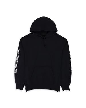 Supreme Stacked Varsity Hoodie - Black