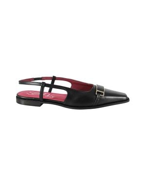 Seboy's Louis Flat Shoes - Black