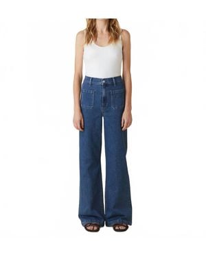 Le Jean Virginia Wide Leg Jeans - Blue