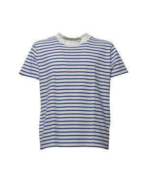 Tシャツ・カットソー OUR LEGACY SS23 SHIRT WITH STRIPE PATTERN (W2232PSS_STRIPE) Our Legacy - Bliss T-Shirt Genova Stripe Rough Cotton