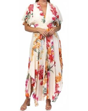 Tolani Daphne Garden Dress - Red
