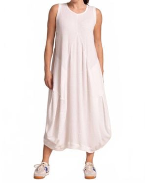 Sympli Pop Sleeveless Lined Dress - Pink