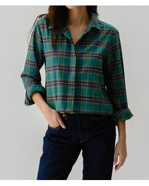 CISSA Flannel Bib Shirt - Green