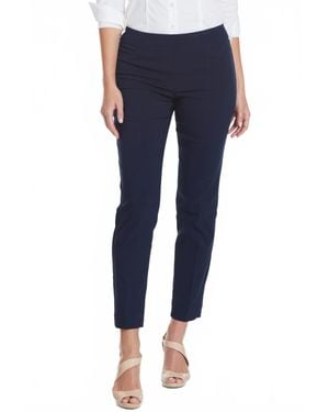 Slimsation By Multiples Pull-On Ankle Pants - Blue