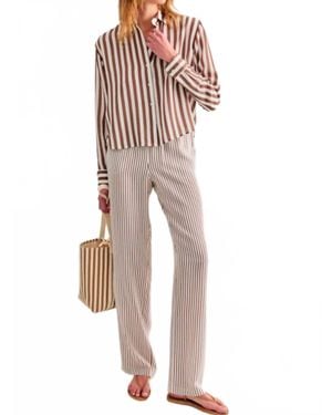 Kule The Silk Fez Pants - White