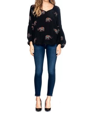 Tolani Serenity Blouse - Black