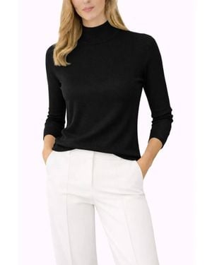 J'Envie/Eli The Terri Mockneck Sweater - Black