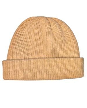 The Elder Statesman Watchman Cashmere Cap - Natural