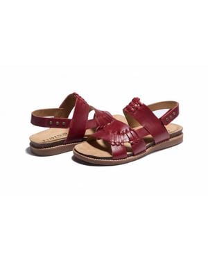 HALSA FOOTWEAR Bella Sandals - Red