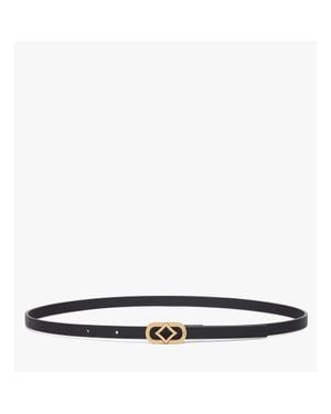 MCM Diamond Buckle Belt - Black