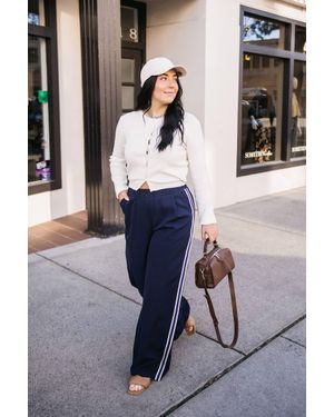 Bishop + Young Side Stripe Pull On Pant - Black
