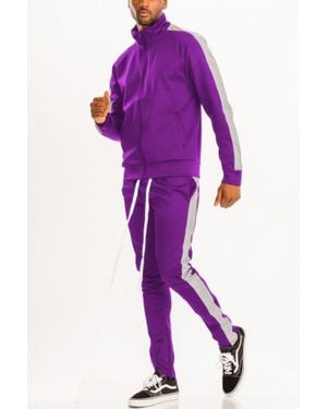 TRUEDAMES Single Stripe Track Set - Purple