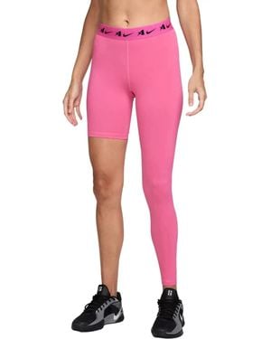 Nike A'Ja Wilson Leggings Pinksicle Mid Rise Single-Leg Dsgl1083