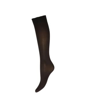 Wolford Velvet De Luxe 50 Knee-Highs - Black