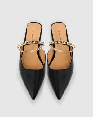 Belle & Bloom On The Go Leather Flat - Brown