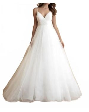 Allure Bridals Elegant Bridal Gown - White