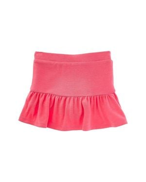 Chaser Brand Cozy Knit Peplum Skort - Pink
