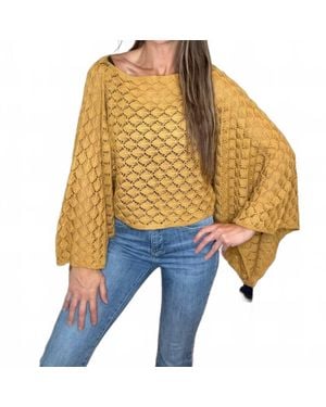 Blakeley Free Spirit Bell Sleeve Top - Blue