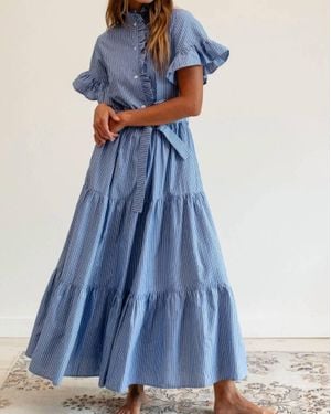 MILLE Victoria Dress - Blue