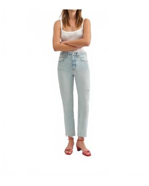 DAZE Straight Up Straight Leg Jean - Blue
