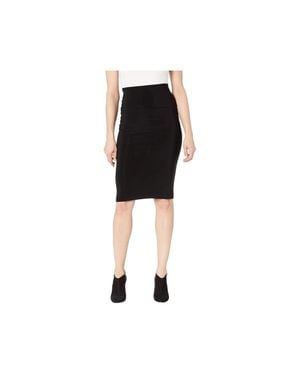 Norma Kamali Tube Skirts Jersey Stretch Straight Hem Gbo3684 - Black