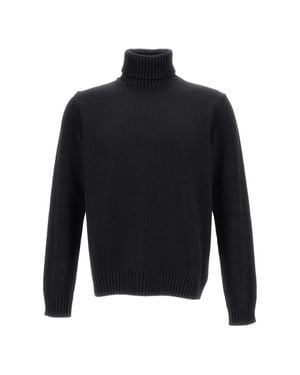 Zanone Virgin Wool Turtleneck - Blue