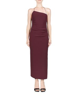 Bec & Bridge Andy Asymmetric Midi Dress - Purple