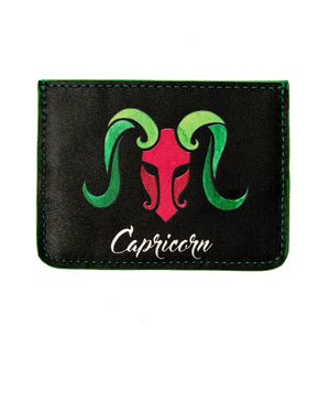 Emm Kuo Horoscope Capricorn Cardholder - Black