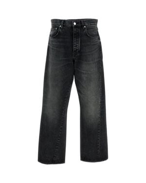 sunflower Relaxed Fit Five-Pocket Jeans With Kick-Flare Hem - Black