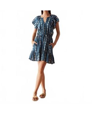 Omika Cora Mini Dress - Blue