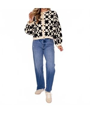 Ivy Jane Quilted Star Jacket - Blue
