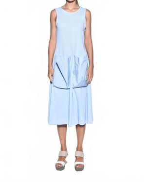 Simply Mila Big Pocket Dress - Blue