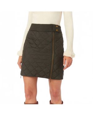 Marie Oliver Jette Quilted Skirt - Black