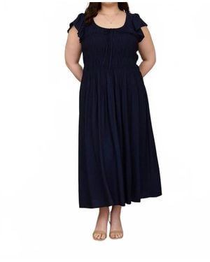 Blu Pepper Ultimate Wedding Guest Dress - Blue
