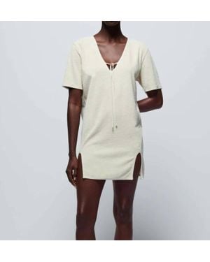 Nation Ltd Kahlani Terry Dress - Natural